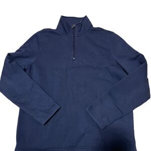 Michael Kors Sweater Blue 1/4 Half Zip Pullover  Men's Sz Large